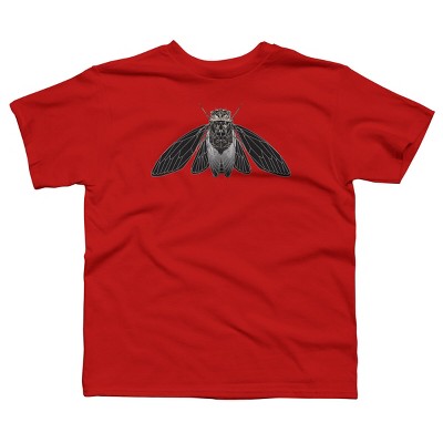 Boy's Design By Humans Monochrome Cicada By Realkey T-Shirt