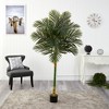 Nearly Natural 6-ft Single Stalk Golden Cane Artificial Palm Tree - 4 of 4