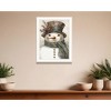 HomeRoots Old World Frosty The Snowman White Framed Wall Art - 2 of 4