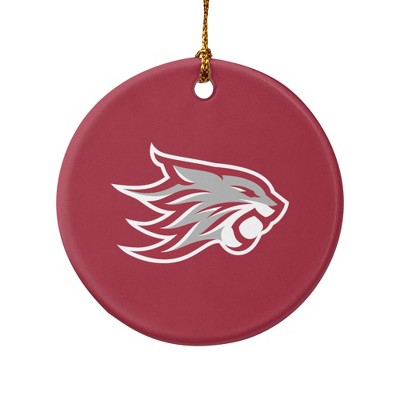 California State University Chico Primary Logo Porcelain Holiday Christmas Tree Ornament