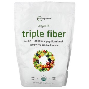 Micro Ingredients Organic Triple Fiber, 2 lb (907 g) - 1 of 2