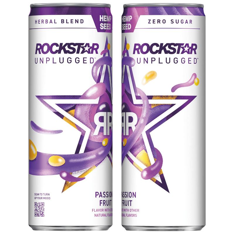 Rockstar Passionfruit Energy Drink - 12 fl oz can, 3 of 7