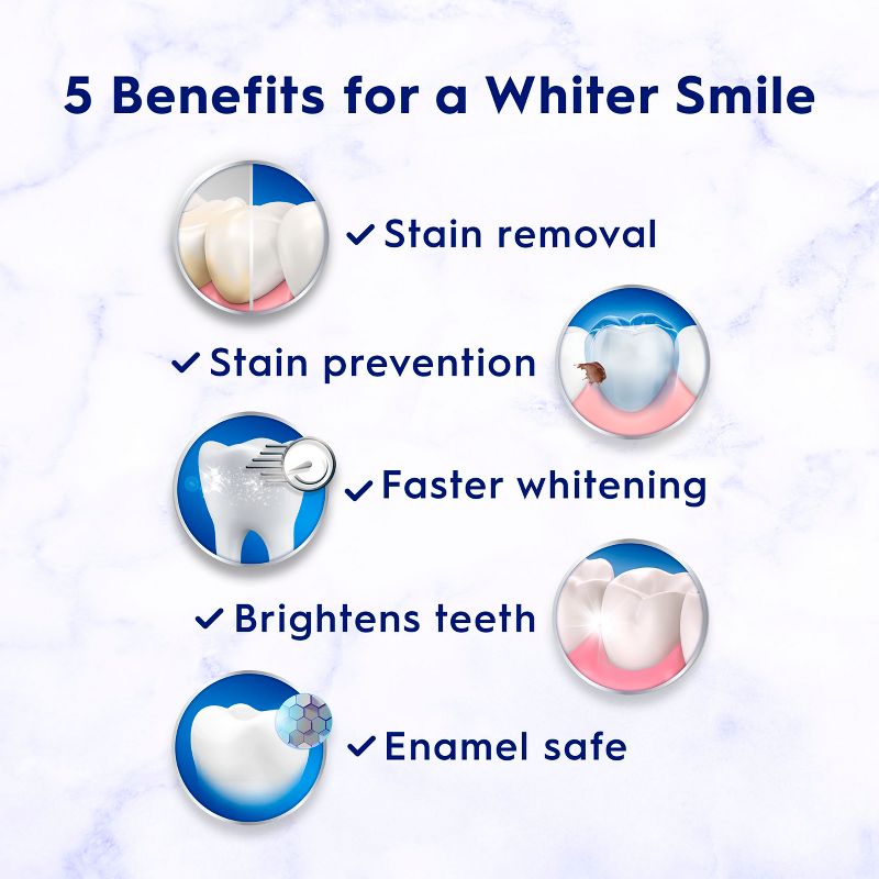 Crest 3D White Brilliance Vibrant Toothpaste - Peppermint - 4.6oz/3pk, 5 of 10