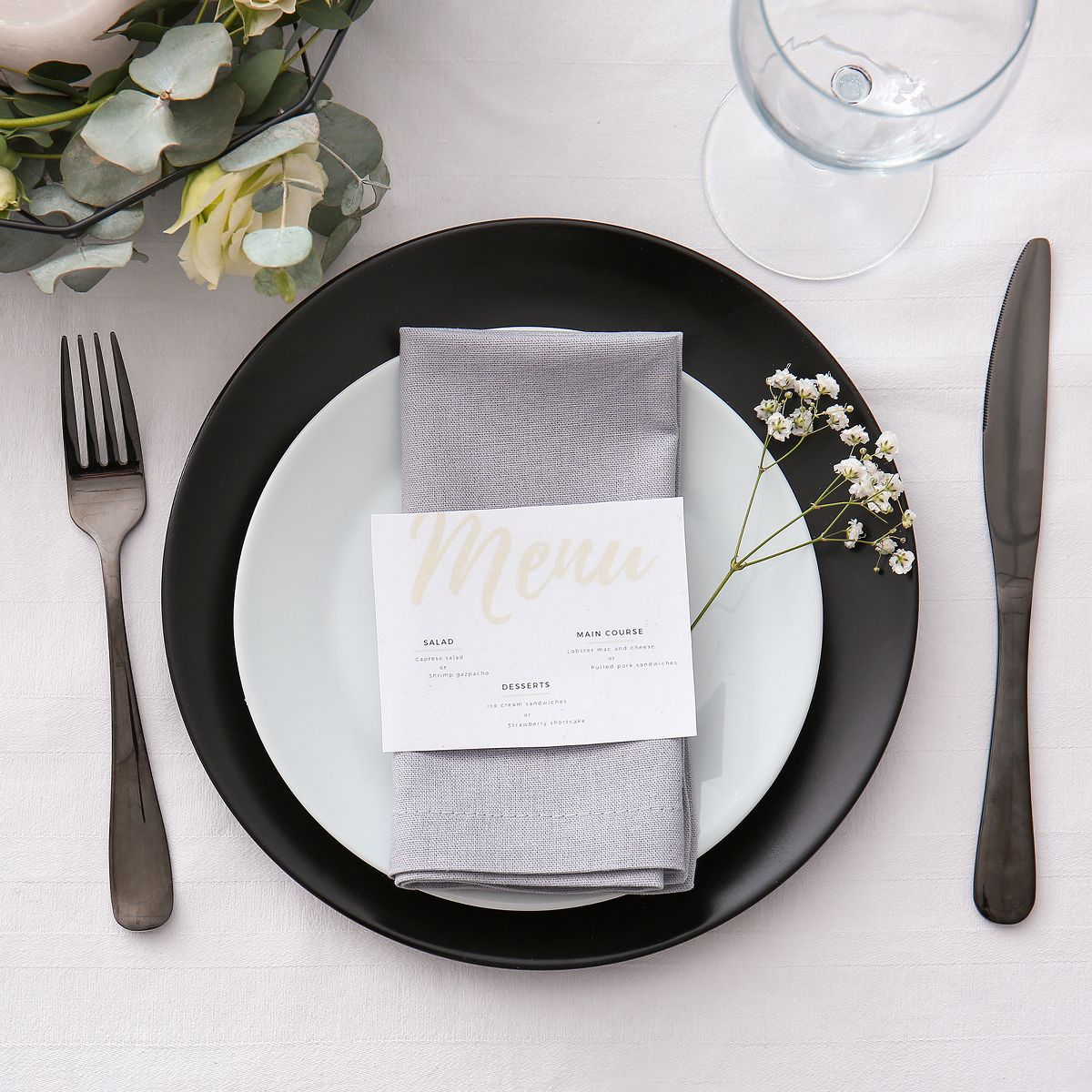 Unique Bargains Acrylic Versatile Durable Creative Place Cards Clear - thumbnail 3