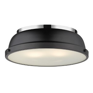 Golden Lighting Duncan Flush Mount - 14" - 1 of 1
