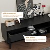DOMETOUR 63 inch TV Stand, Vintage Design with Drawers, Entertainment Center for Living Room Bedroom, TV Media Console - 2 of 4