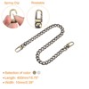 Unique Bargains Shoulder Bag Handbag DIY Accessories Metal Flat Chain Strap 2 Pcs - 2 of 3