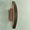 Possini Euro Design Modern Wall Light Sconce Copper Bronze Hardwired 5 1/2" Fixture LED for Bedroom Bathroom Vanity Hallway House - 2 of 4