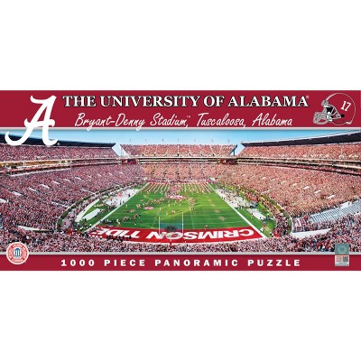 MasterPieces NCAA Alabama Crimson Tide 1000 Piece Panoramic Stadium Jigsaw Puzzle (UAL1031)