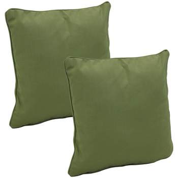 Sunnydaze Indoor/Outdoor Square Accent Decorative Throw Pillows for Patio or Living Room Furniture - 16" - 2pk