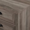 NicBex 3 Drawers Nightstand with Cup Handles,Bedside Table with Storage Space,Modern Side Table for Bedroom - 4 of 4