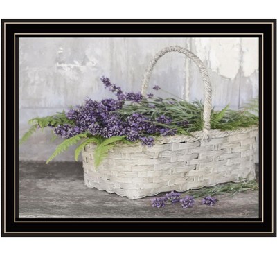 HomeRoots My Lavender Black Framed Print Wall Art