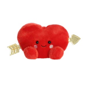 Aurora Mini Romeo Cupid Heart Palm Pals Adorable Stuffed Animal Red 5" - 1 of 4