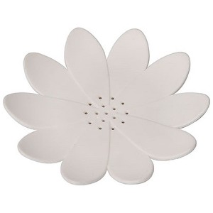 Evideco French Home Goods Water Lily Flexible Soap Dish Holder, Self-Draining, Anti-Skid Design - Stylish, Versatile, and Durable Accessory - 1 of 4