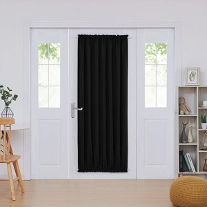 Deconovo French Door Blackout Curtain with Tieback, 1 Panel, OEKO-TEX - 1 of 4
