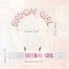 Unique Bargains Birthday Letter Sash Headband Rose Gold Tone Pink - 4 of 4