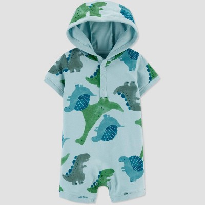 Image of Baby Boys' Dino Jumpsuit - Just One You® made by carter's Blue 3M