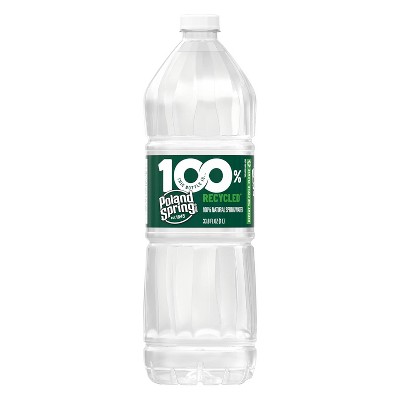 Poland Spring 100% Natural Spring Water, Original -33.8 Fl Oz