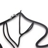 Leaves Metal Wall Art – Matte Black, Home Office and Living Room Decoration, Set of 3 - 4 of 4