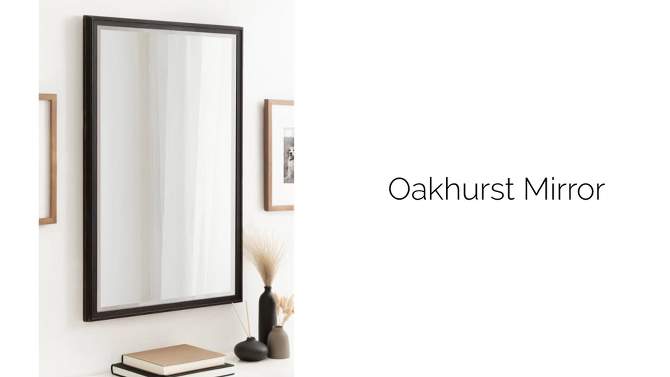 24"x36" Oakhurst Rectangle Wall Mirror - Kate & Laurel All Things Decor, 2 of 10, play video