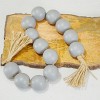 VIP Wood 27 in. Gray Decorative Bead Strand - 3 of 4