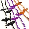 12 Pcs Halloween Bat Bead Necklace Set - Bulk Party Favors, Pirate Day Gift Supplies - 3 of 4