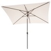 Sonkuki 10x6.5 FT Outdoor Patio Umbrella Market Table Umbrella With a Crank for Garden, Deck and Pool - 2 of 4