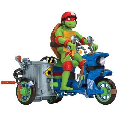 Teenage Mutant Ninja Turtles: Mutant Mayhem Battle Cycle with Raphael Action Figure Set - 2pk