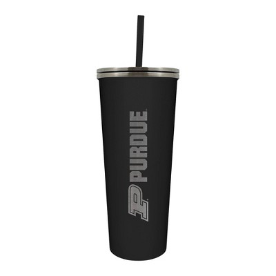 Ncaa Purdue Boilermakers 24oz Skinny Tumbler With Straw : Target