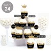 Big Dot of Happiness Hoco Dance - Cupcake Decoration - Homecoming Cupcake Wrappers and Treat Picks Kit - Set of 24 - 2 of 4