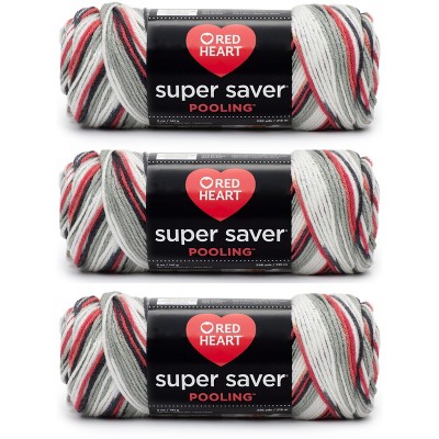 Red Heart Super Saver Pooling Yarn 24 Pack-Haute