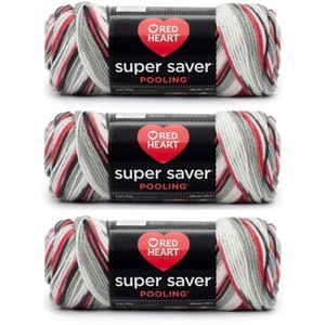 Red Heart Super Saver Pooling Yarn 24 Pack-Haute - 1 of 3