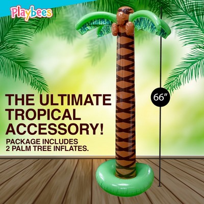 Giant 6-Foot Inflatable Palm Trees for Tropical Decor