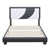 Becca Two Tone Upholstered Platform Bed - Eco Dream - 3 of 4