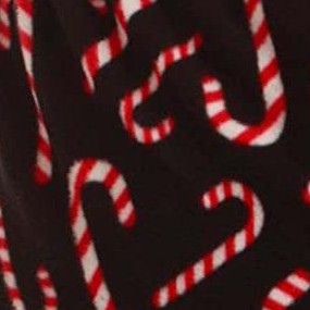 black - candy cane