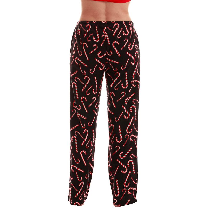 Just Love Womens Buffalo Plaid & Winter Print Micro Fleece Pajama Pants - Christmas PJs, 3 of 4