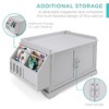 Best Choice Products Large Wooden Cat Litter Box Enclosure, Storage Cabinet Bench Table w/ Magazine Rack - 4 of 4