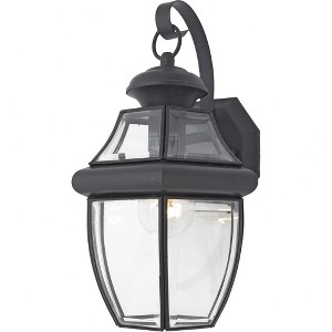 Quoizel Lighting Newbury 1 - Light Sconce in  Mystic Black - 1 of 4