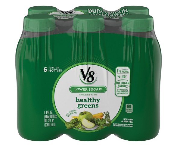 V8 Veggie Blends Healthy Greens Juice - 6pk/12 fl oz Bottles