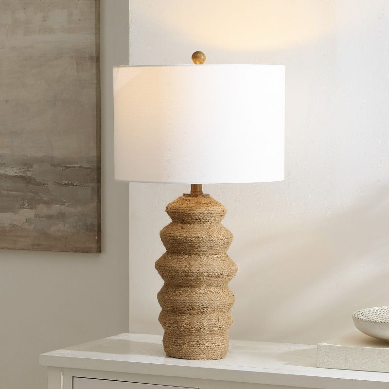 Paola 26 Inch Rope Table Lamp - Natural - Safavieh., 4 of 5