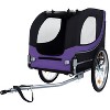 KTMBDW Large Folding Bike Trailer for Dogs–66LB Capacity All-Terrain Pet Carrier, Durable Steel Frame for Cycling, Jogging,Camping, Outdoor Adventures - 2 of 4