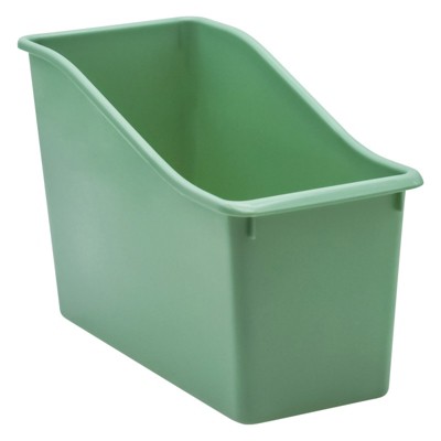 Teacher Created Resources Eucalyptus Green Plastic Book Bin (pack Of 6 ...