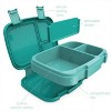 LunaLulinlk Leak-proof Multi-purpose 4-compartment Bento Box with Removable Dividers, BPA Free, Food Safe (Light Green) - 2 of 4
