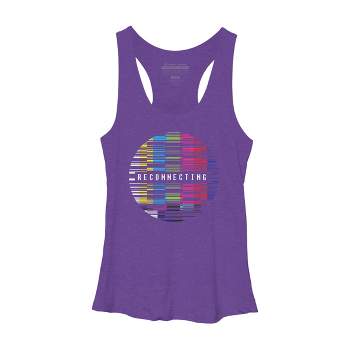Women's Design By Humans Reconnecting By clingcling Racerback Tank Top