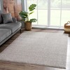 Hauteloom Judy Solid Gray Washable Shag Rug - 4 of 4
