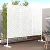 PexFix Metal Freestanding Privacy Screen Garden Fence For Deck Patio Balcony Outdoor Privacy Panel Palace Pattern - 2 of 4