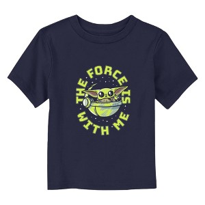 Toddler's Star Wars: The Mandalorian Cartoon Grogu The Force Is with Me T-Shirt - 1 of 3