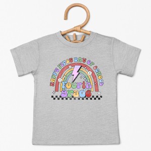 The Juniper Shop First Day First Grade Rainbow Toddler Short Sleeve Tee - 1 of 4