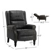 MAYEERTY Gray Faux Leather Pushback Recliner Chair, Ergonomic Design for Living Room, Bedroom & RV - 4 of 4