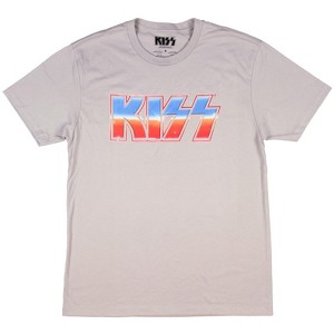 KISS Junior's Colorful Band Logo Boyfriend T-Shirt - 1 of 3